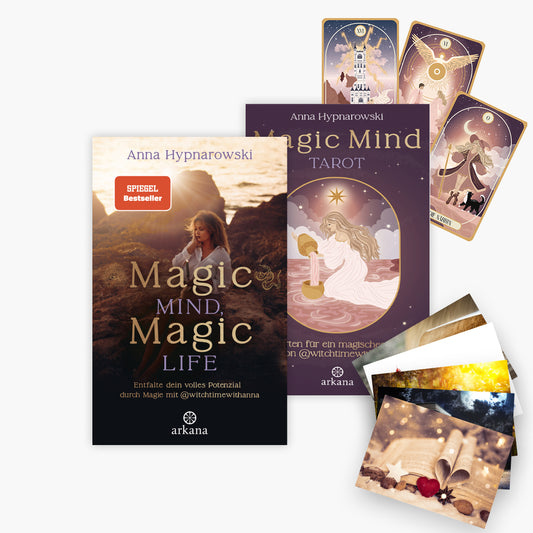 Das Anna Hypnarowski Magic Mind + Tarot Set plus 1 exklusives Postkartenset