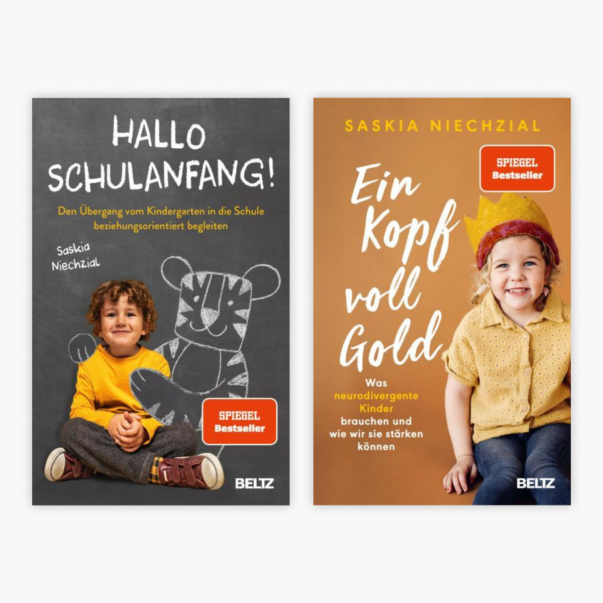 Hallo Schulanfang + Ein Kopf voll Gold + 1 exklusives Postkartenset