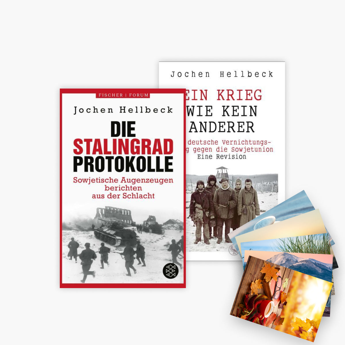 Die Stalingrad-Protokolle + Ein Krieg wie kein anderer plus 1 exklusives Postkartenset