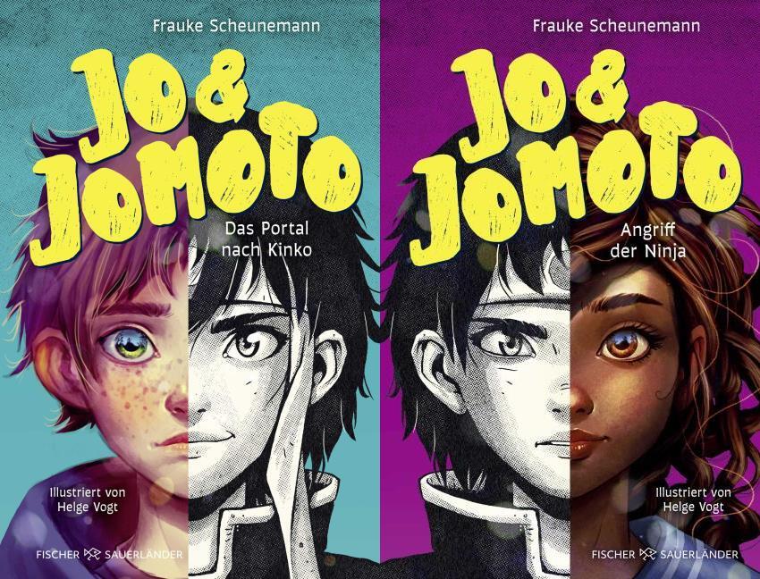 Die Jo & Jomoto - Serie Band 1+2 plus 1 exklusives Stickerset