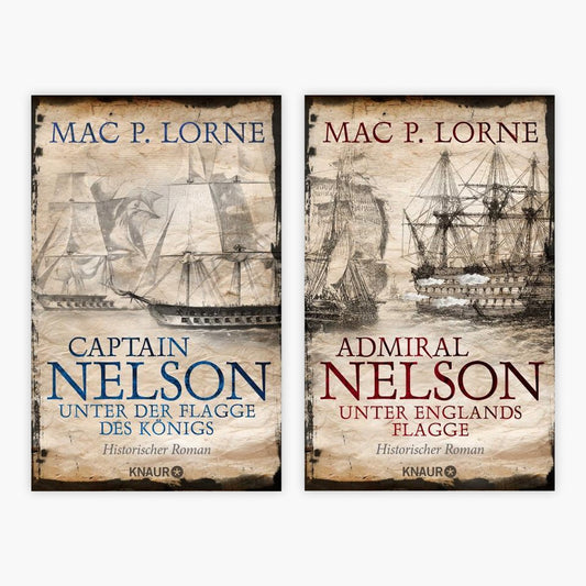 Die Lord Nelson-Reihe Band 1+2 plus 1 exklusives Postkartenset