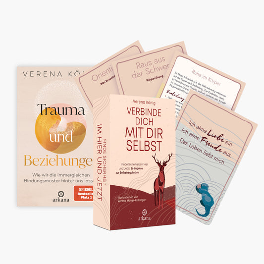 Trauma und Beziehungen + Verbinde dich mit dir selbst + 1 exklusives Postkartenset
