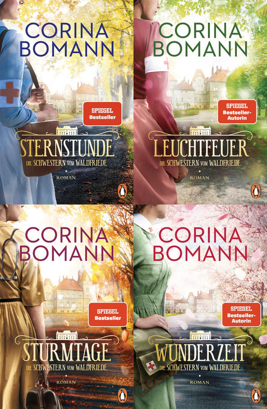 Die Waldfriede-Saga Band 1-4 plus 1 exklusives Postkartenset