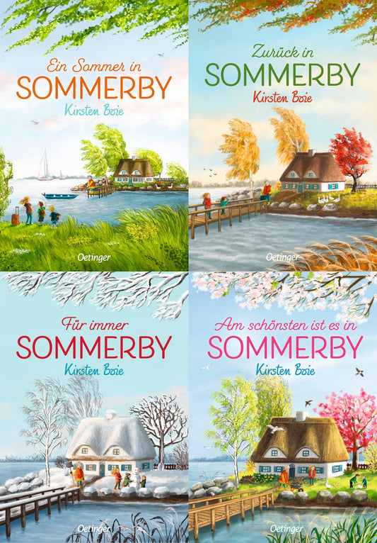 Die Sommerby-Reihe Band 1-4 plus 1 exklusives Postkartenset
