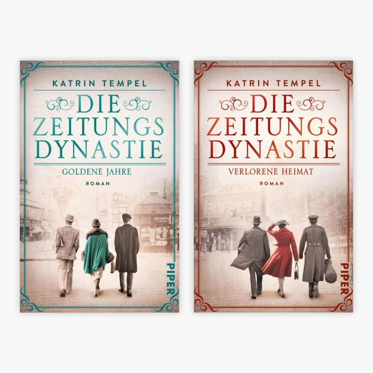 Die Zeitungsdynastie Band 1+2 plus 1 exklusives Postkartenset