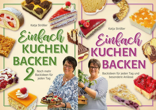 Einfach Kuchen backen: Band 1+2 plus 1 exklusives Postkartenset