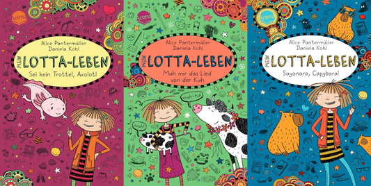 Mein Lotta-Leben Band 21-23 im Set plus 1 exklusives Stickerset