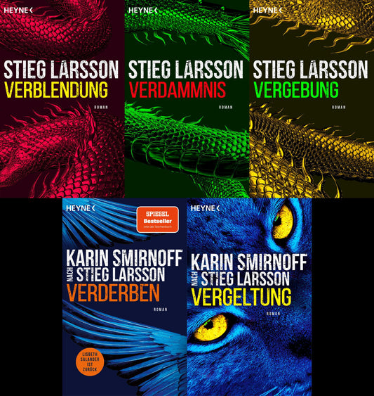 Das Millennium-Krimi-Set: 5 Bände plus 1 exklusives Postkartenset