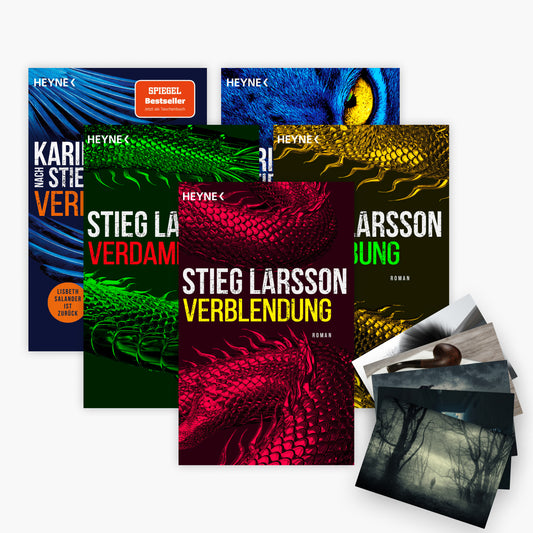 Das Millennium-Krimi-Set: 5 Bände plus 1 exklusives Postkartenset