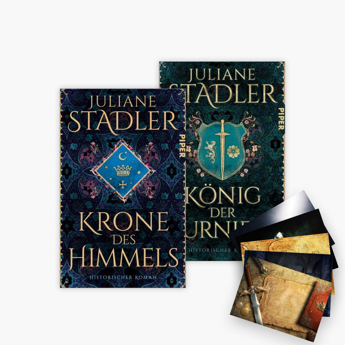 Krone des Himmels + König der Turniere plus 1 exklusives Postkartenset