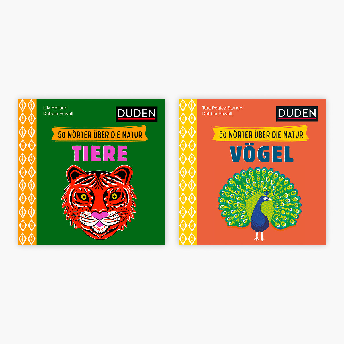 50 Wörter über die Natur: Tiere + Vögel + 1 exklusives Postkartenset