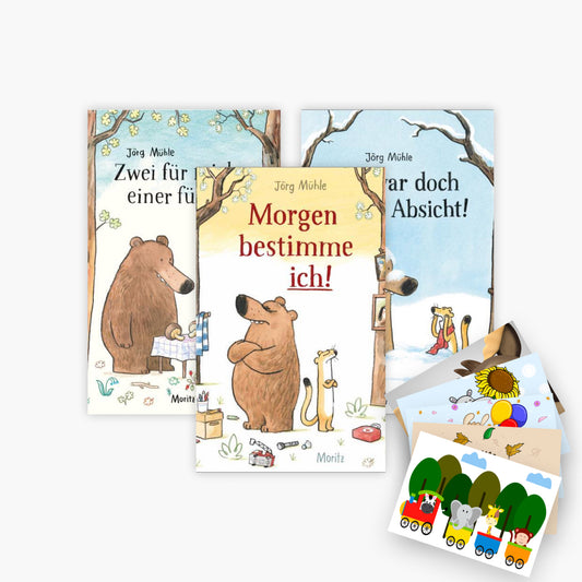 Morgen bestimme ich! + Zwei für mich, einer für dich + Das war doch keine Absicht!\" plus 1 exklusives Postkartenset