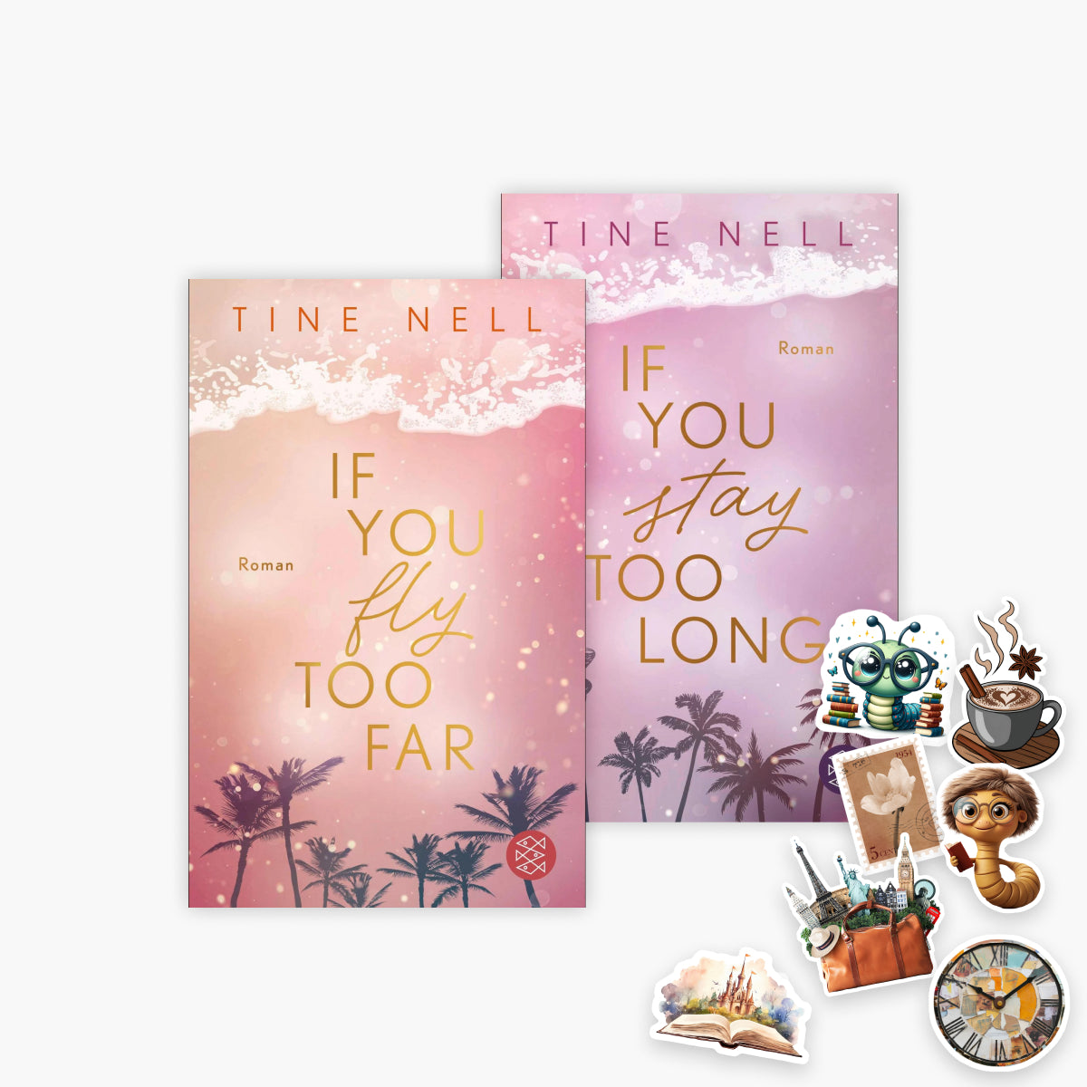 Die Resort Pureza-Reihe Band 1+2 plus ein exklusives Stickerset