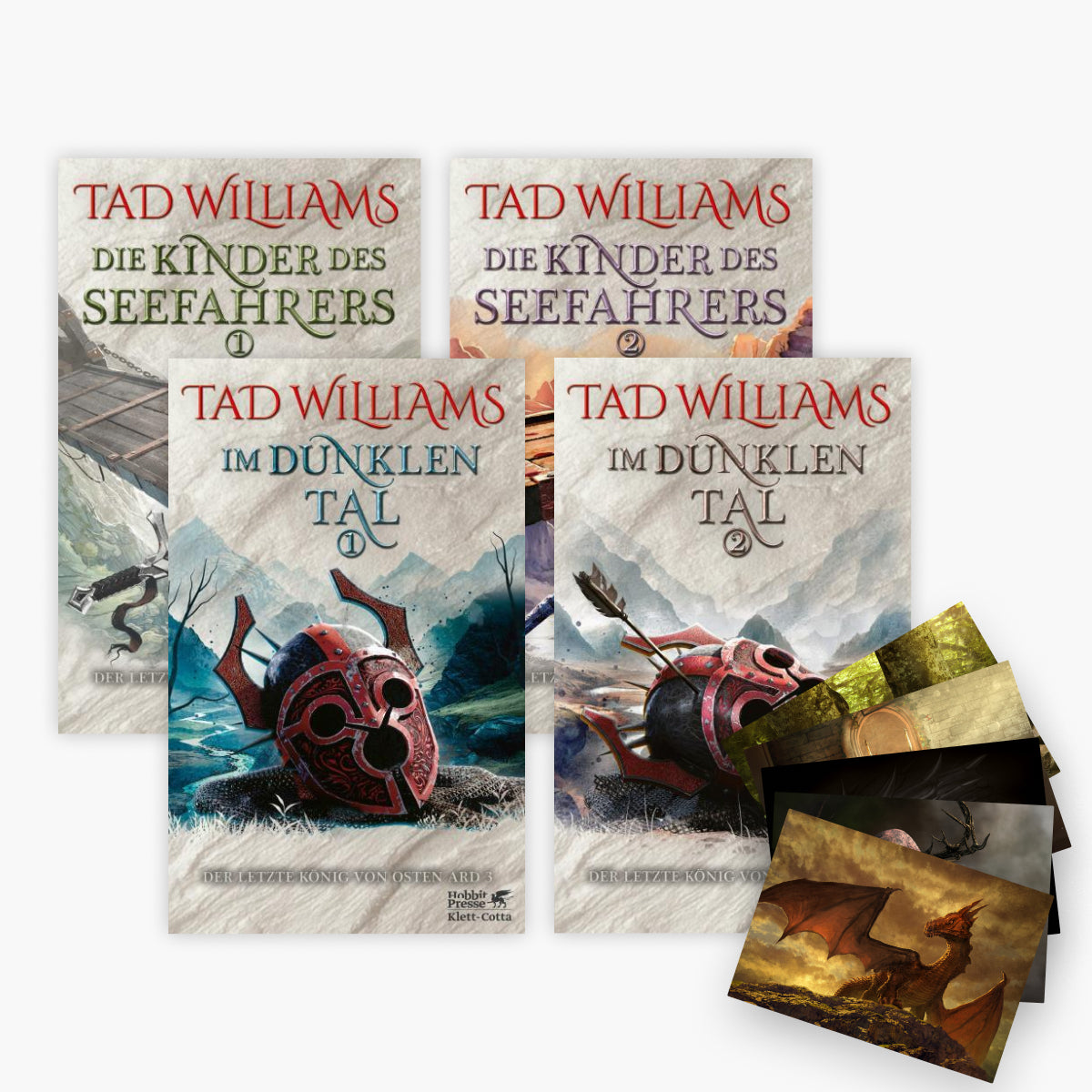 Das Osten Ard Saga Komplett-Set 4 Bände plus 1 exklusives Postkartenset