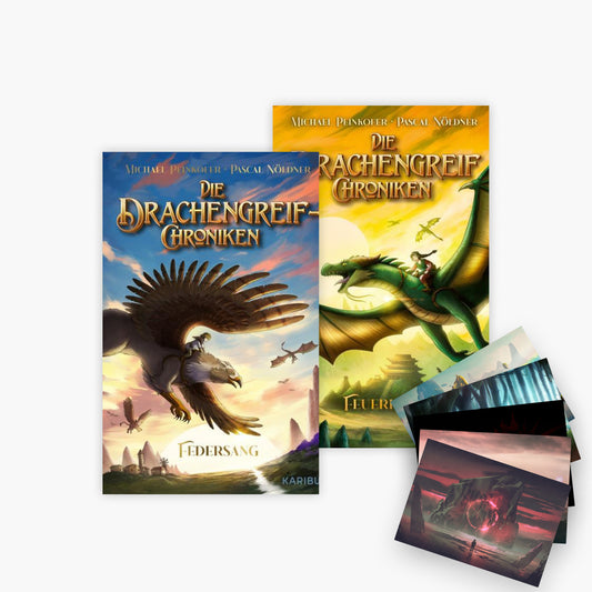 Die Drachengreif-Chroniken: Band 1+2 plus 1 exklusives Postkartenset