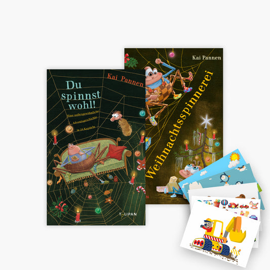 Die Abenteuer von Bisy und Karl-Heinz in 2 Bänden + 1 exklusives Postkartenset