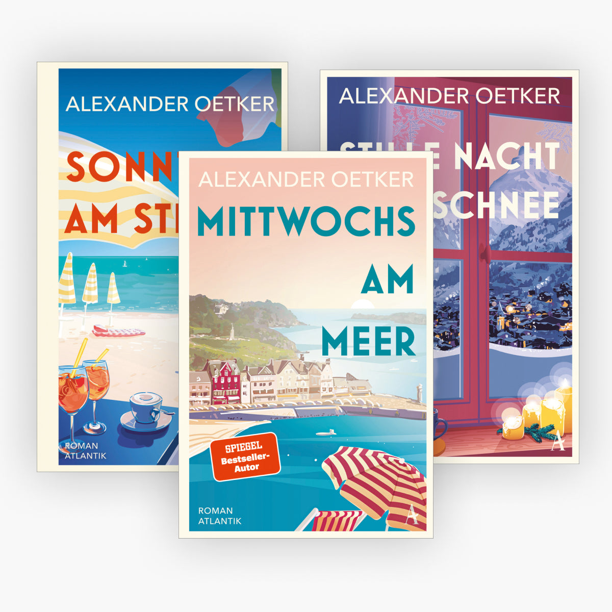Mittwochs am Meer / Sonntags am Strand / Stille Nacht im Schnee + 1 exklusives Postkartenset