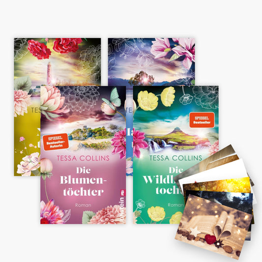 Die Blumentöchter-Reihe Band 1-4 plus 1 exklusives Postkartenset
