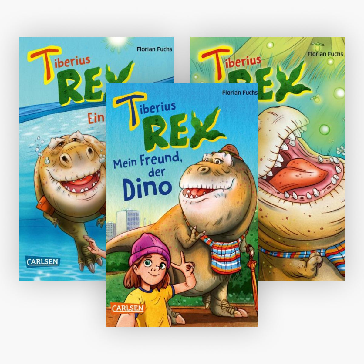 Die Tiberius Rex-Reihe Band 1-3 plus 1 exklusives Postkartenset