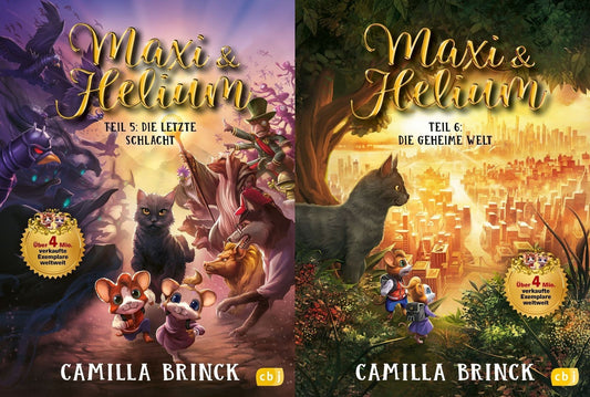 Das Maxi + Helium Set: Die letzte Schlacht +Die geheime Welt + 1 exklusives Postkartenset