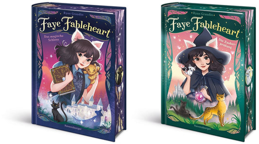 Die Faye Fableheart-Reihe Band 1+2 plus 1 exklusives Postkartenset