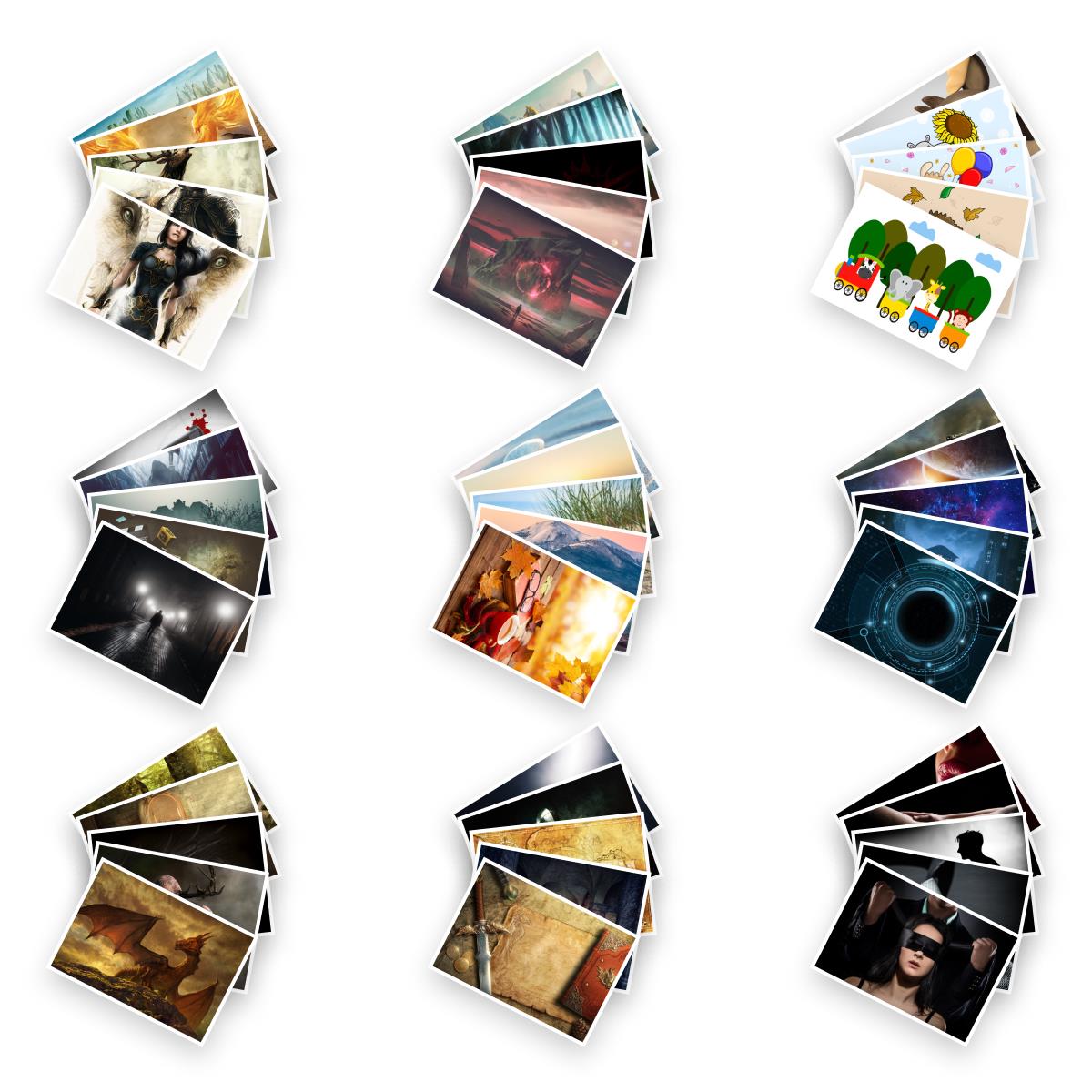 Postkartenset mit 5 Postkarten