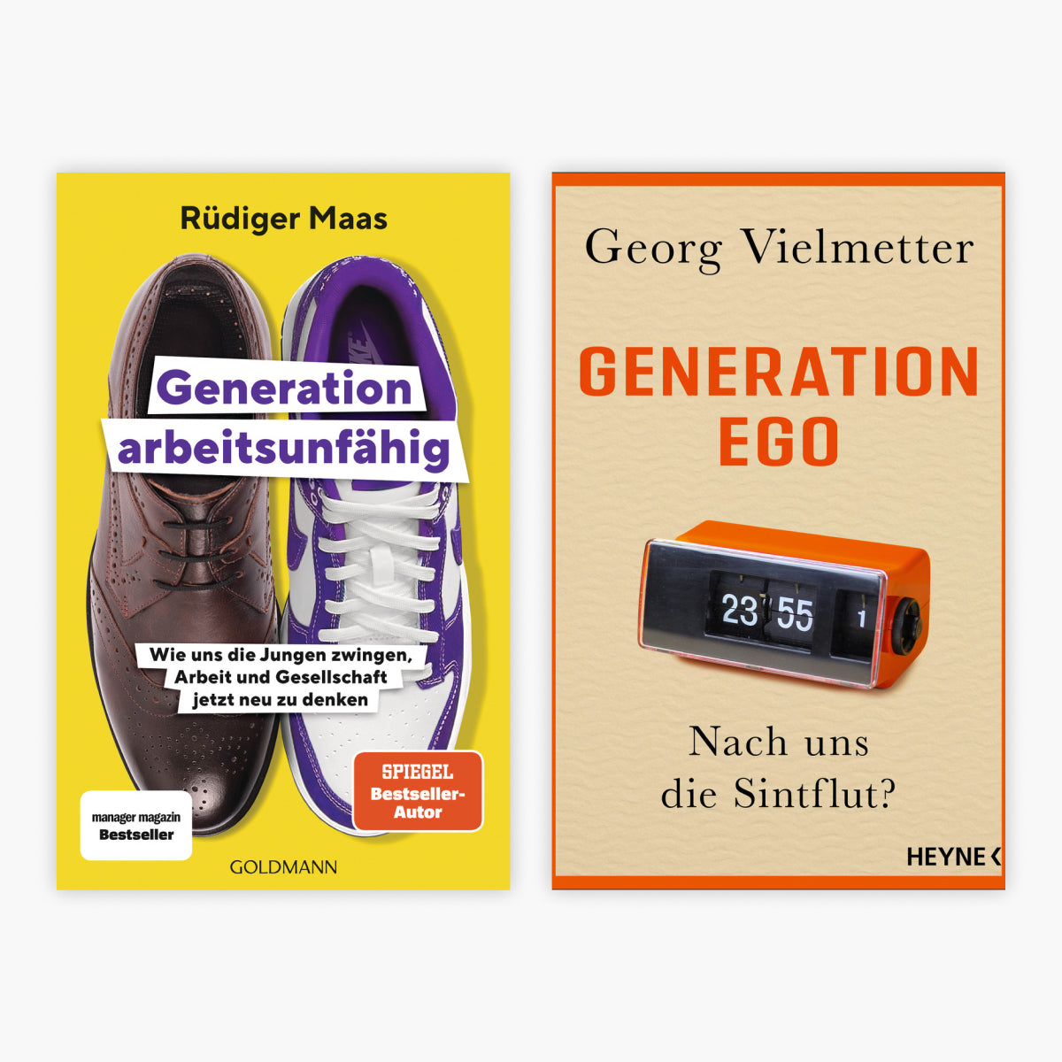 Generation arbeitsunfähig + Generation Ego + 1 exklusives Postkartenset