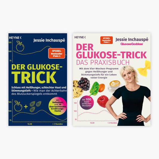 Der Glukose-Trick + Praxisbuch + 1 exklusives Postkartenset