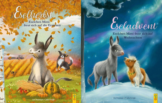 Eselherbst + Eseladvent + 1 exklusives Postkartenset