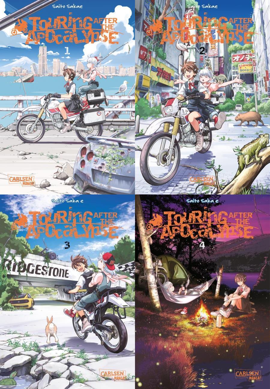 Touring After the Apocalypse Band 1-4 plus 1 exklusives Postkartenset