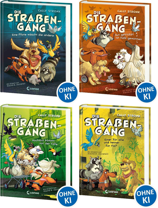 Die Straßengäng Band 1-4 plus 1 exklusives Postkartenset