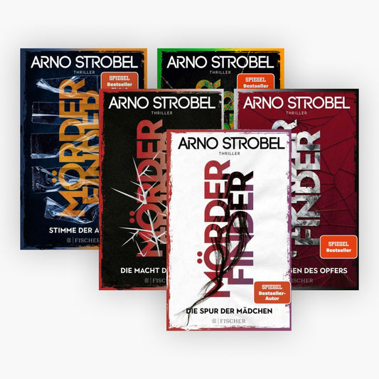 Max Bischoff - Mörderfinder Band 1-5 plus 1 exklusives Postkartenset