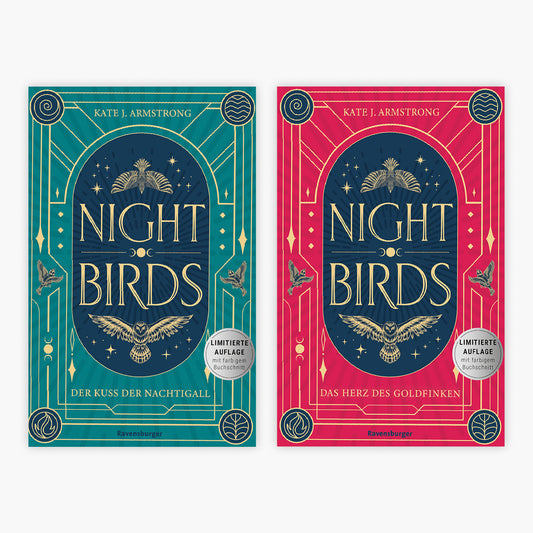 Die Nightbirds-Reihe Band 1+2 plus 1 exklusives Postkartenset