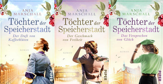 Die Töchter der Speicherstadt Band 1-3 plus 1 exklusives Postkartenset
