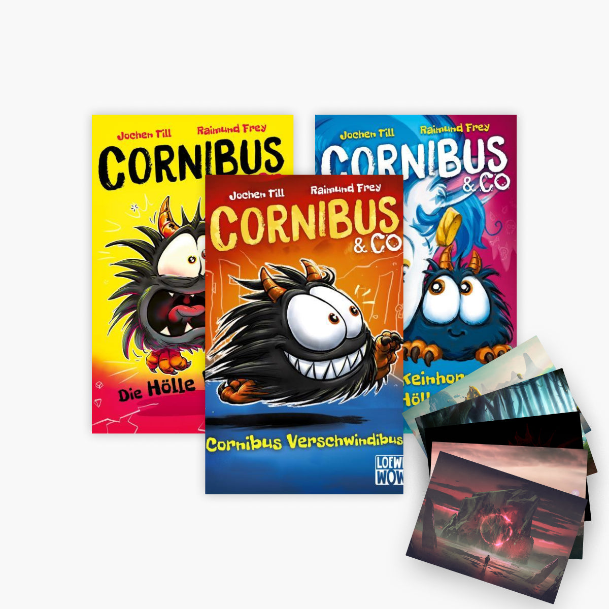 Cornibus & Co Band 2-4 plus 1 exklusives Postkartenset