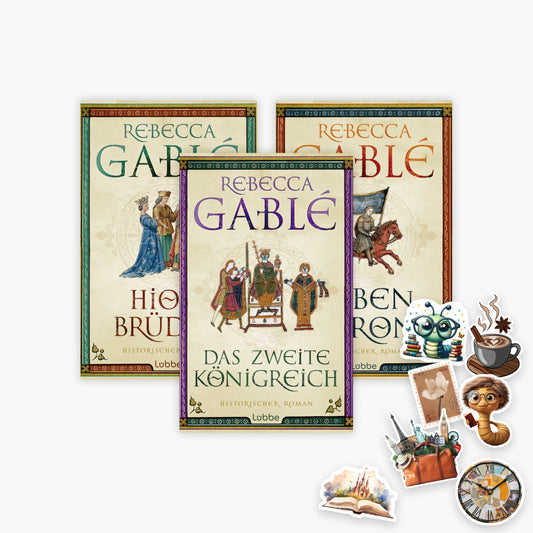 Die komplette Helmsby-Reihe Band 1-3 in der Neuausgabe + 1 exklusives Stickerset