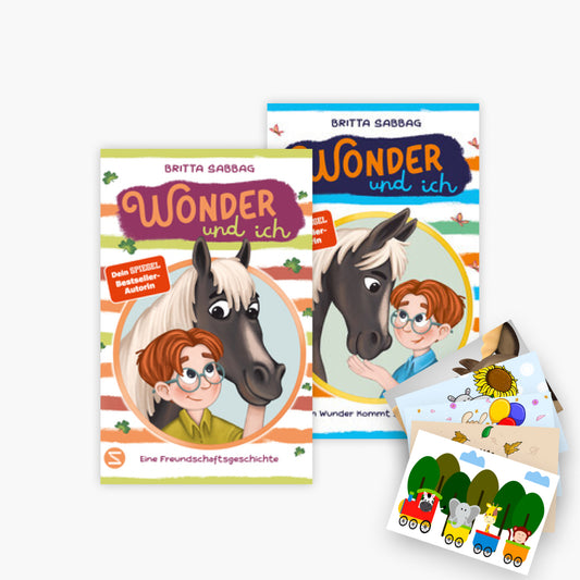 Wonder und Ich - Reihe Band 1+2 plus 1 exklusives Postkartenset