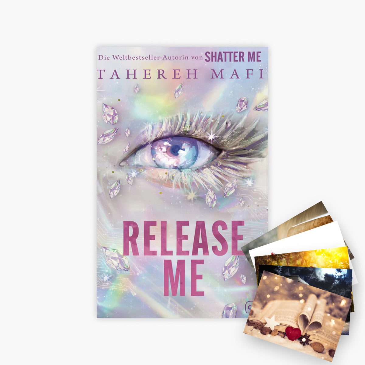Der 2. Band der Shatter Me - The New Republic-Reihe: Release Me + 1 exklusives Postkartenset