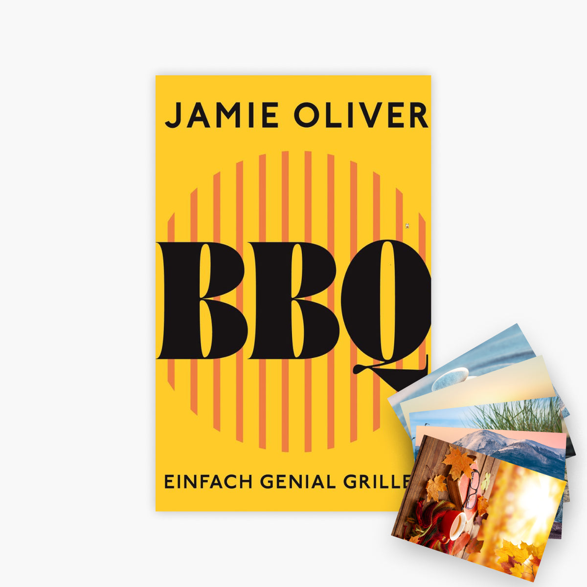 Einfach genial grillen - Jamie Oliver BBQ + 1 exklusives Postkartenset