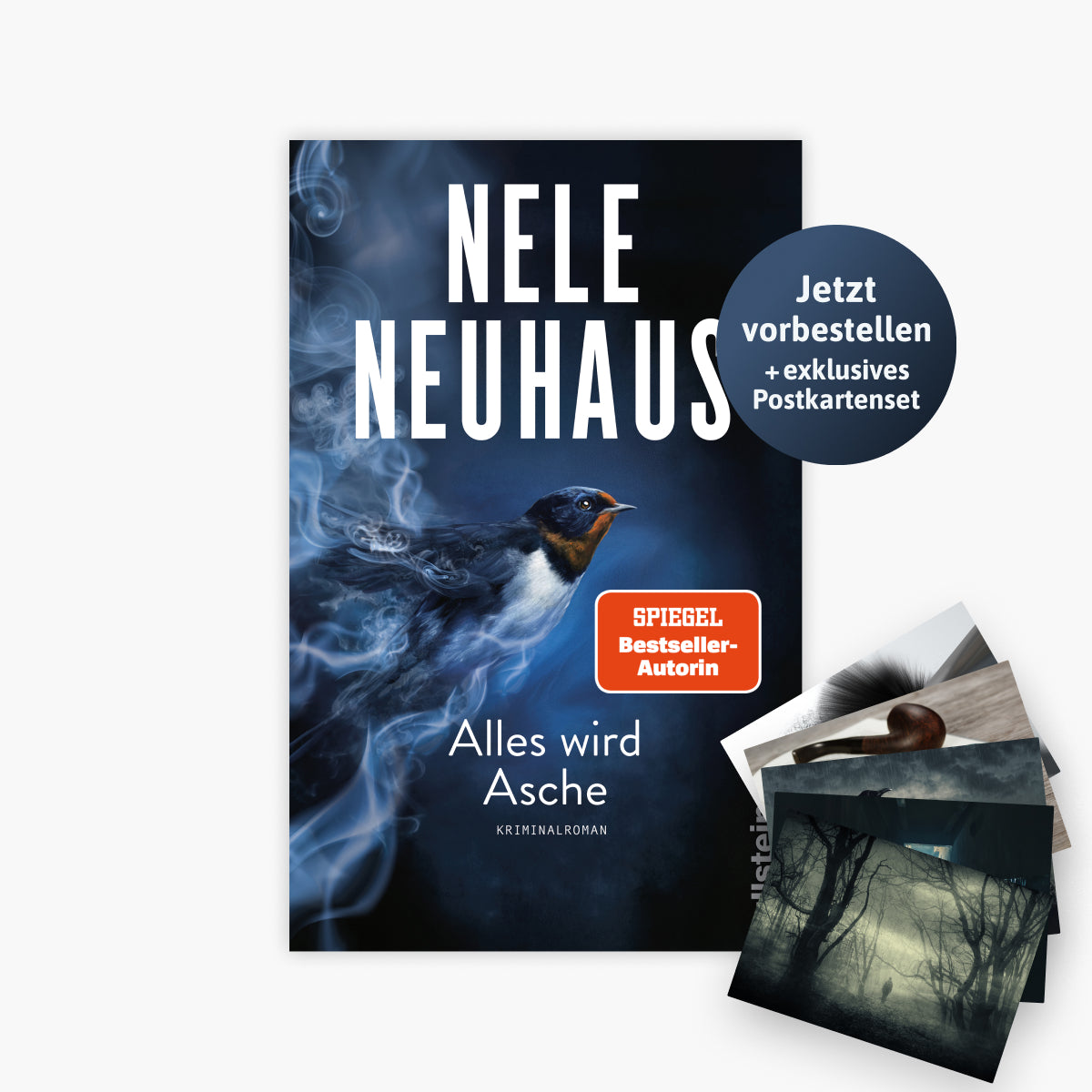 Der 12. Bodenstein-Kirchhoff-Krimi: Alles wird Asche + 1 exklusives Postkartenset