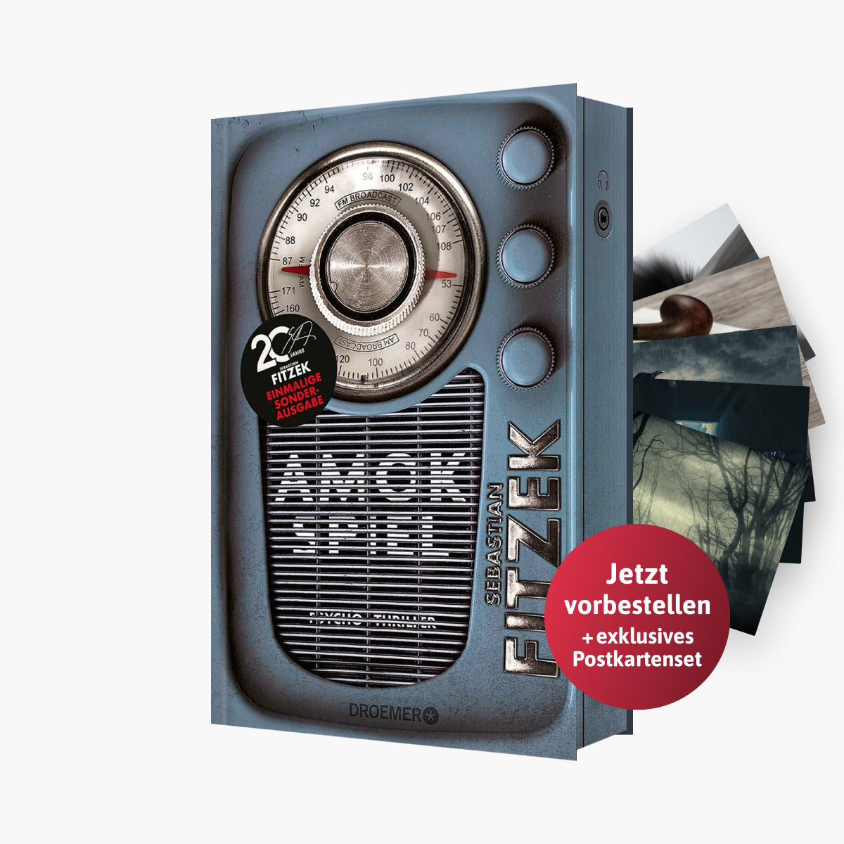 Fitzeks zweiter Psychothriller als limitierte Hardcover-Sonderedition: Amokspiel + 1 exklusives Postkartenset