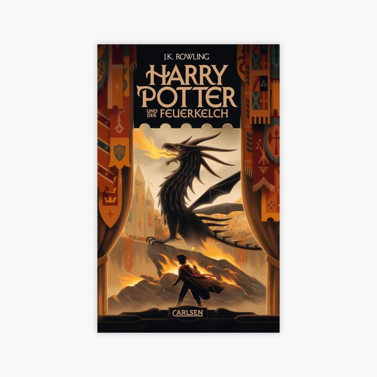 Harry Potter und der Feuerkelch (Band 4) von J.K. Rowling. Neuausgabe des Fantasy Kinderbuch-Klassikers bei Buchserien.de