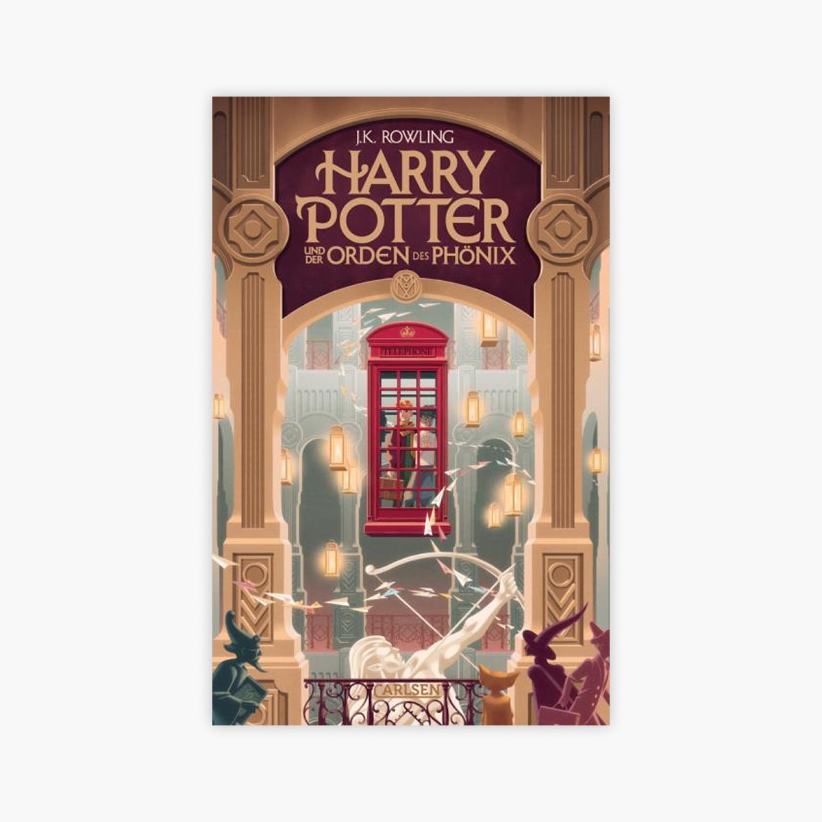 Harry Potter und der Orden des Phönix (Band 5) von J.K. Rowling. Neuausgabe des Fantasy Kinderbuch-Klassikers bei Buchserien.de