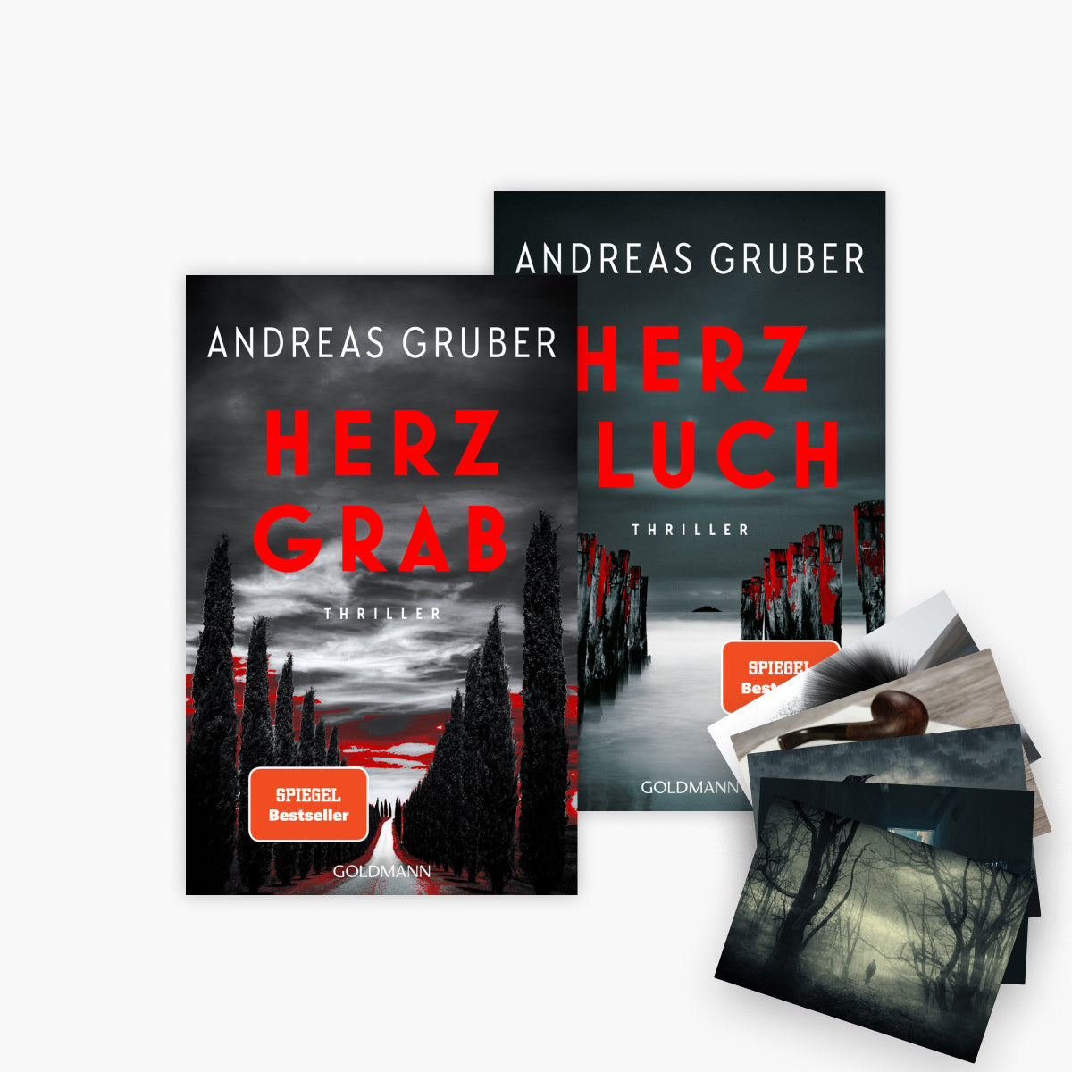 Die Herz-Thriller Band 1+2 plus 1 exklusives Postkartenset