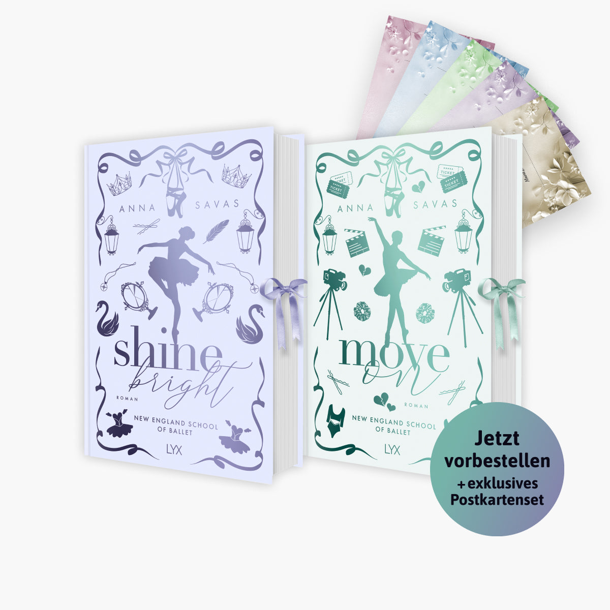 Die New England School of Ballet-Reihe in der Special Edition Band 3+4 plus 1 exklusives Postkartenset