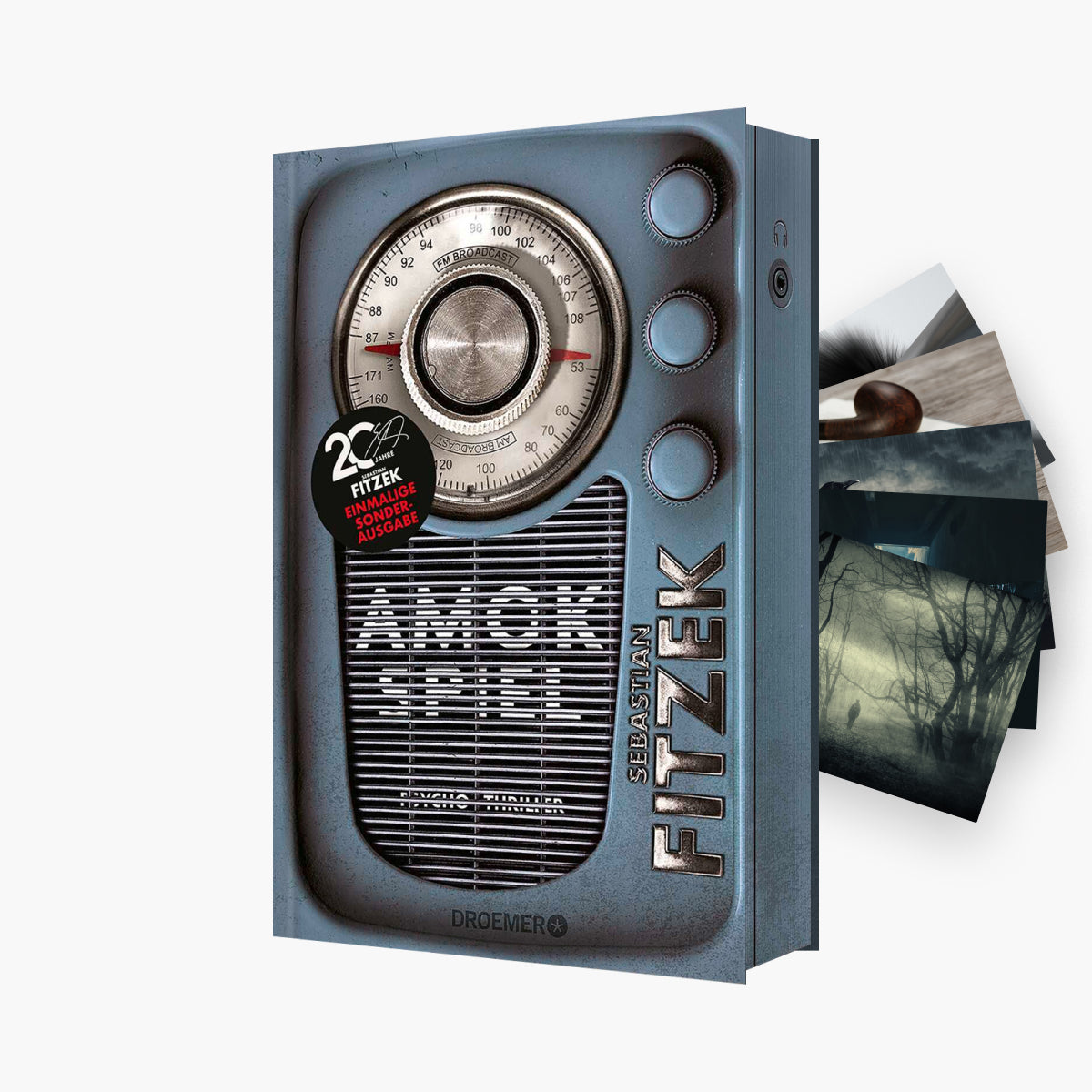 Das Buch Amokspiel als Einmalige Sonderedition mit Postkartenset von Sebastian Fitzek