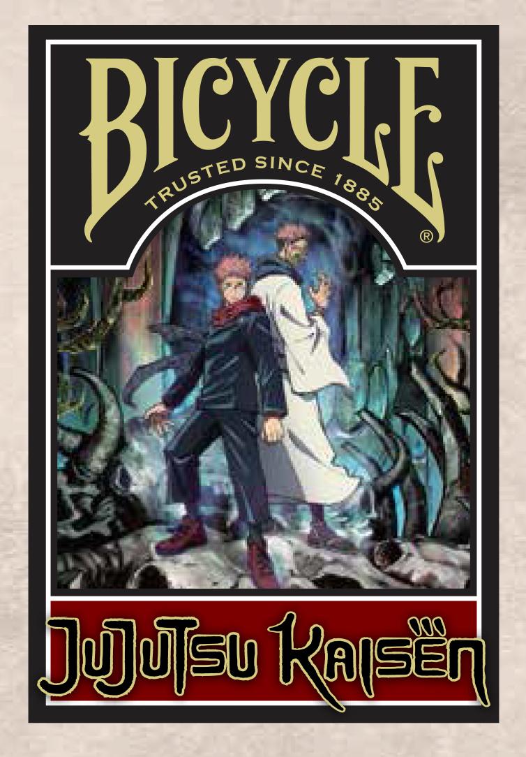 Bicycle Jujutsu Kaizen (Designer Spielkarten, Poker, Skat...)