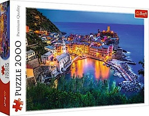 Gemeinde Vernazza in der Dämmerung (Puzzle)