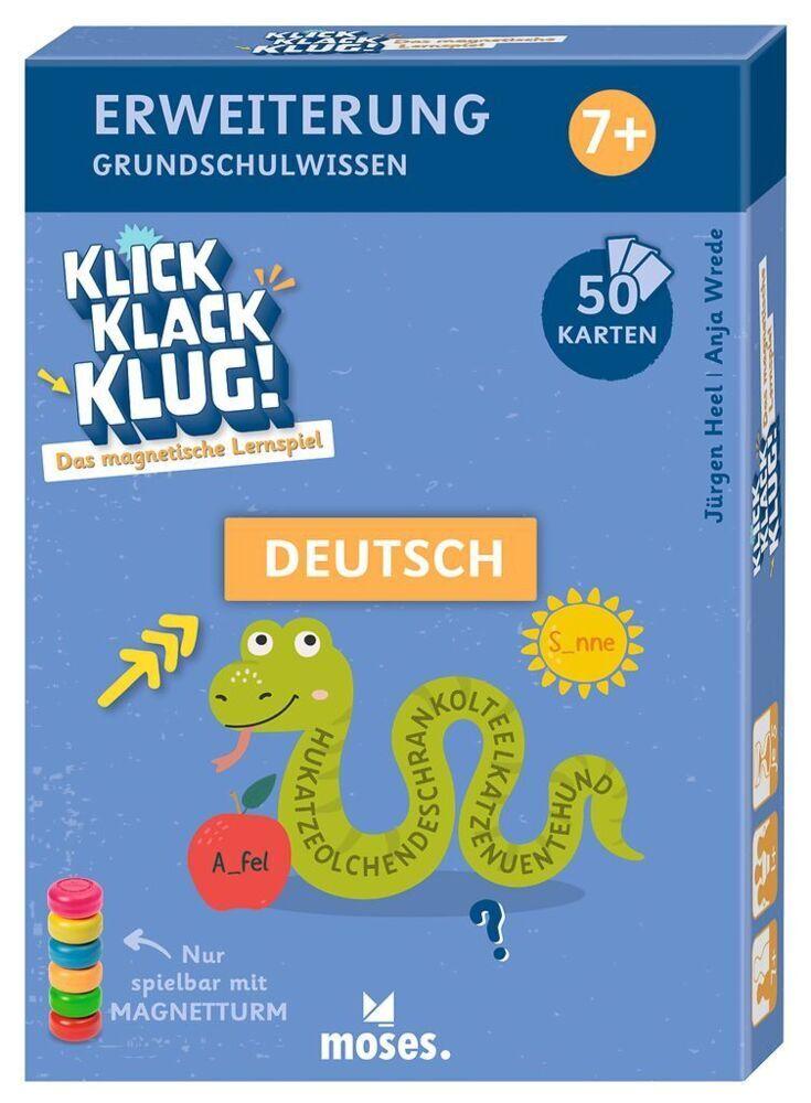 Wrede, Anja/Klick Klack Klug Kartenset Deutsch ab 7