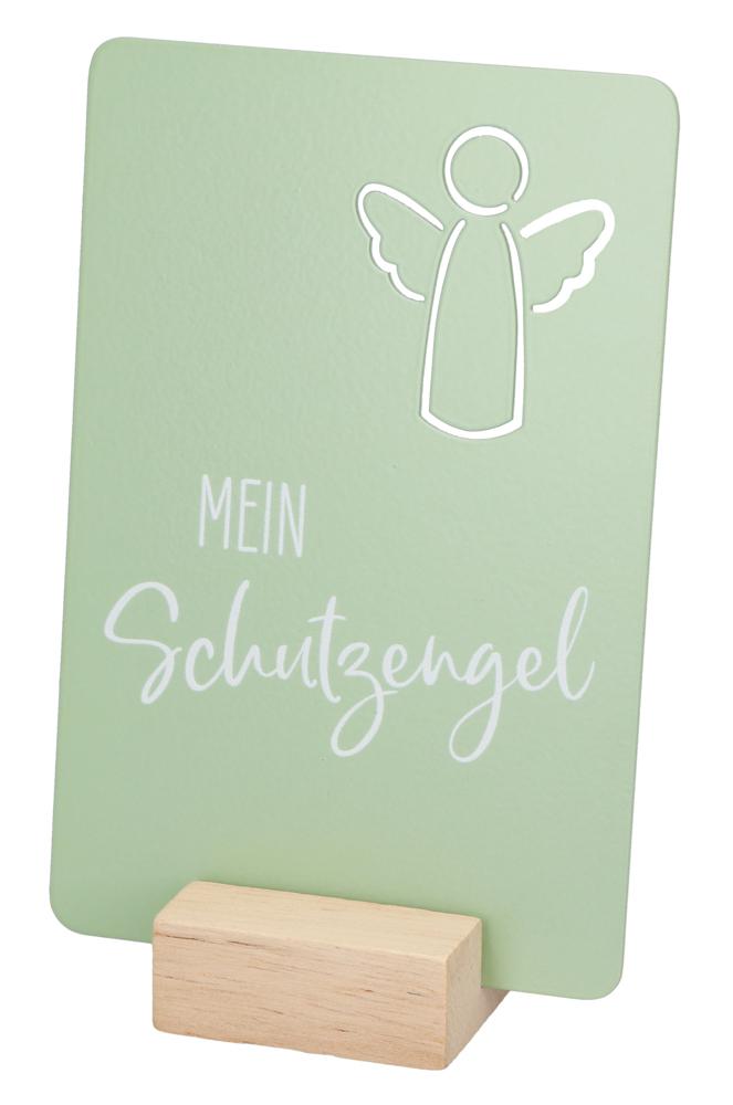 Metalltafel zum Aufstellen - Mein Schutzengel